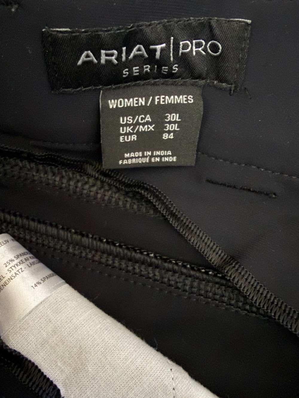 Ariat Pro Women's Tri Factor Grip Breeches size 30L - Picture 13 of 16